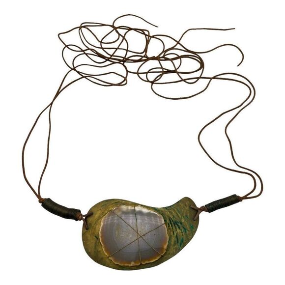 Statement Artisan Hand Made Boho Hippie Brutalist Metal Agate Belt OOAK main image 15
